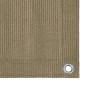 vidaXL Διαχωριστικό Βεράντας Taupe 75 x 500 εκ. από HDPE