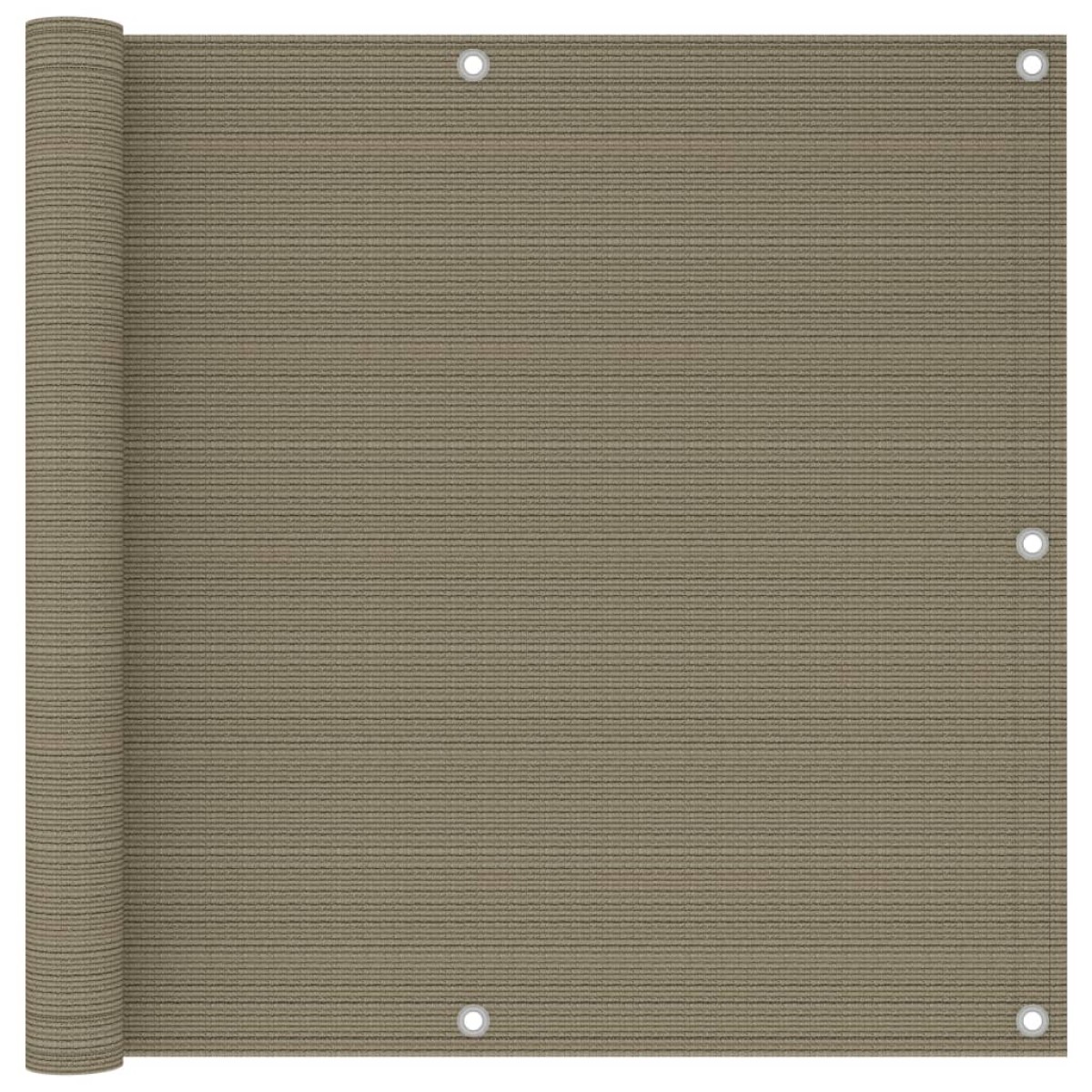 vidaXL Διαχωριστικό Βεράντας Taupe 90 x 300 εκ. από HDPE