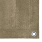 vidaXL Διαχωριστικό Βεράντας Taupe 90 x 300 εκ. από HDPE
