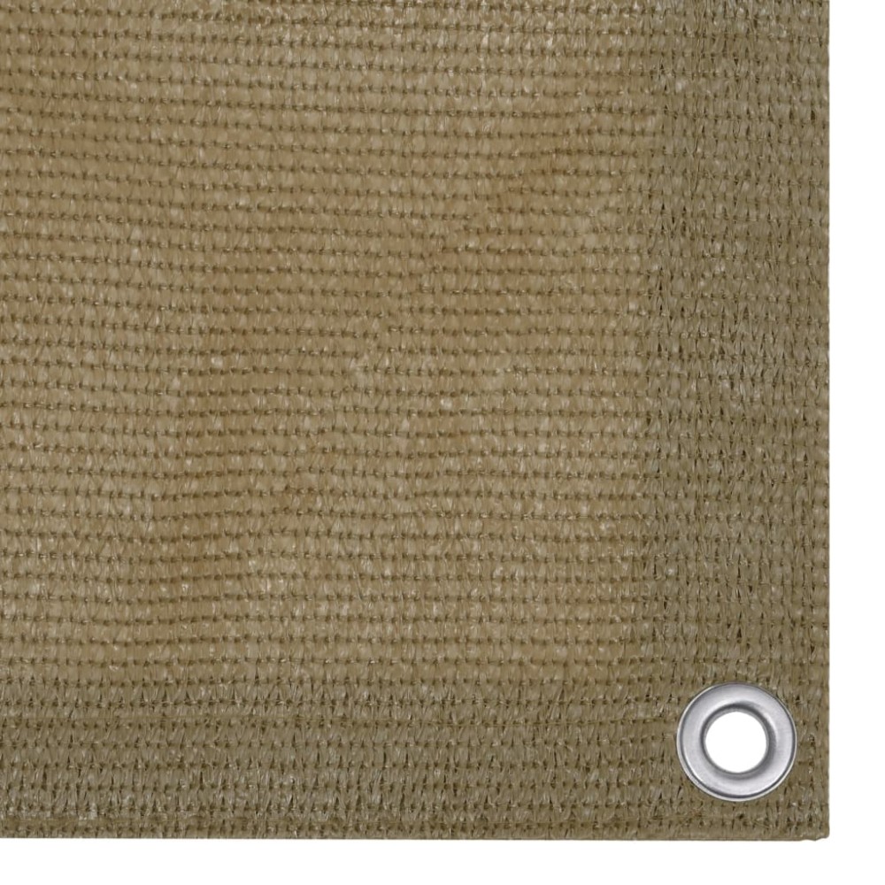 vidaXL Διαχωριστικό Βεράντας Taupe 120 x 400 εκ. από HDPE