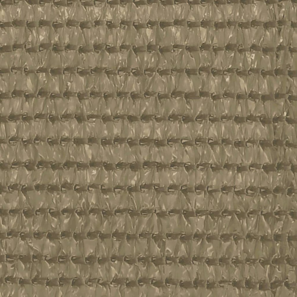 vidaXL Διαχωριστικό Βεράντας Taupe 120 x 600 εκ. από HDPE