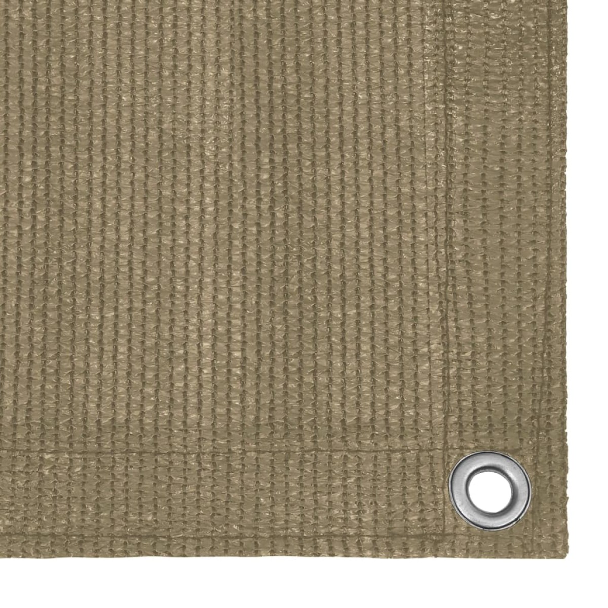 vidaXL Διαχωριστικό Βεράντας Taupe 120 x 600 εκ. από HDPE