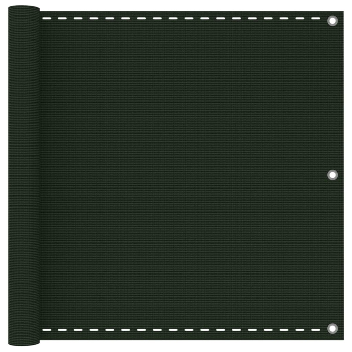 vidaXL Διαχωριστικό Βεράντας Σκούρο Πράσινο 90 x 600 εκ. από HDPE