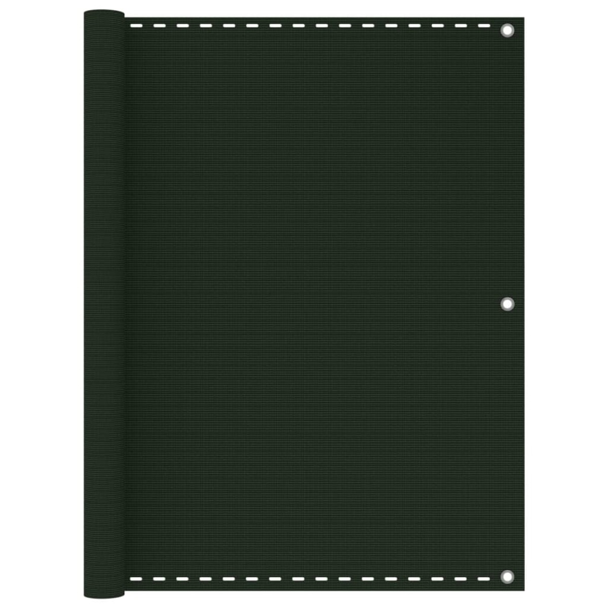 vidaXL Διαχωριστικό Βεράντας Σκούρο Πράσινο 120 x 300 εκ. από HDPE