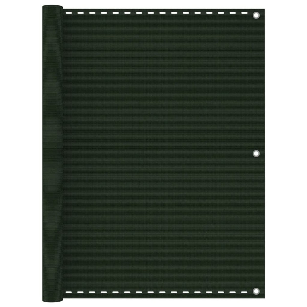 vidaXL Διαχωριστικό Βεράντας Σκούρο Πράσινο 120 x 400 εκ. από HDPE
