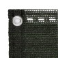 vidaXL Διαχωριστικό Βεράντας Σκούρο Πράσινο 120 x 400 εκ. από HDPE
