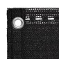 vidaXL Διαχωριστικό Βεράντας Μαύρο 75x600 εκ. από HDPE