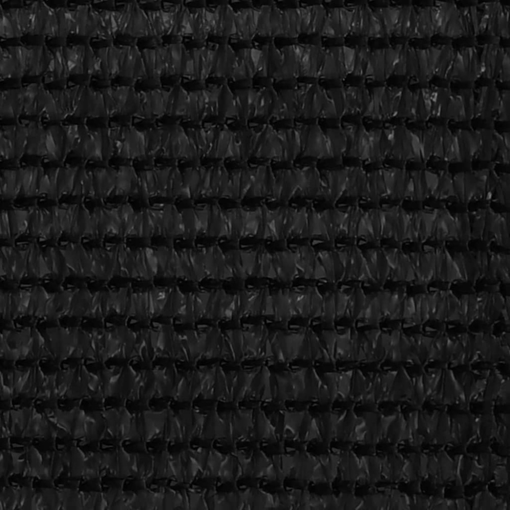 vidaXL Διαχωριστικό Βεράντας Μαύρο 120 x 500 εκ. από HDPE