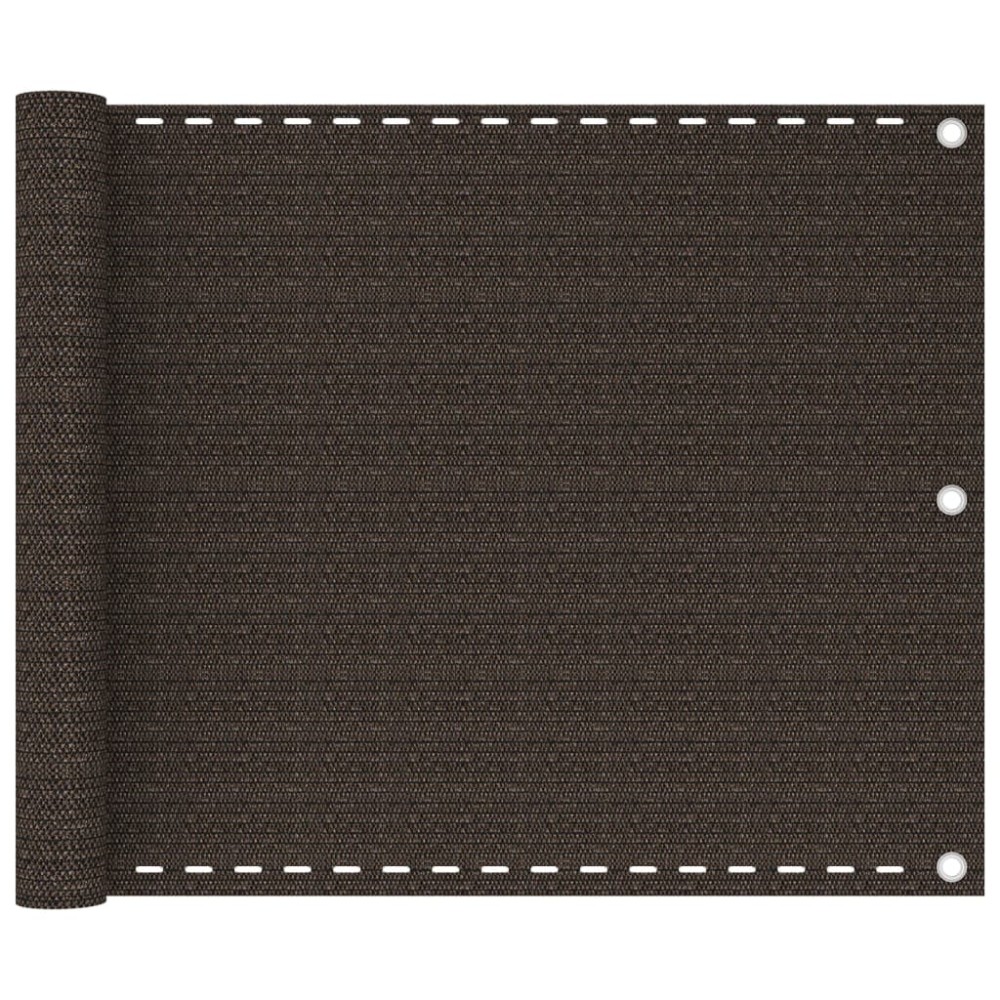 vidaXL Διαχωριστικό Βεράντας Καφέ 75 x 300 εκ. από HDPE