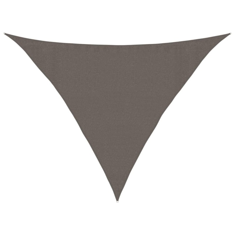 vidaXL Πανί Σκίασης Ανθρακί 3,5 x 3,5 x 4,9 μ. από HDPE 160 γρ./μ²