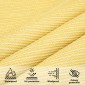 vidaXL Πανί Σκίασης Μπεζ 4 x 4 x 4 μ. από HDPE 160 γρ./μ²