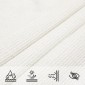 vidaXL Πανί Σκίασης Λευκό 6 x 7 μ. από HDPE 160 γρ/μ²