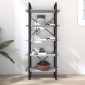 vidaXL Βιβλιοθήκη με 5 Ράφια Γκρι Sonoma 80x30x175 εκ. Επεξεργ. Ξύλο