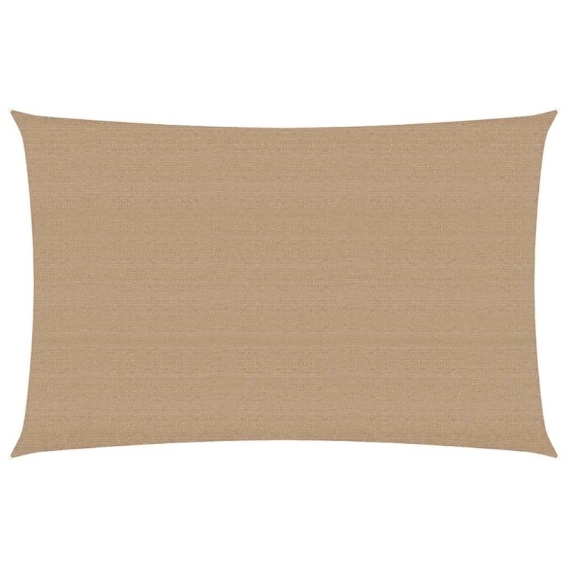 vidaXL Πανί Σκίασης Taupe 3 x 5 μ. από HDPE 160 γρ./μ²