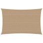 vidaXL Πανί Σκίασης Taupe 3 x 5 μ. από HDPE 160 γρ./μ²