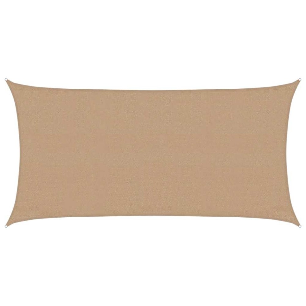 vidaXL Πανί Σκίασης Taupe 3 x 6 μ. από HDPE 160 γρ./μ²