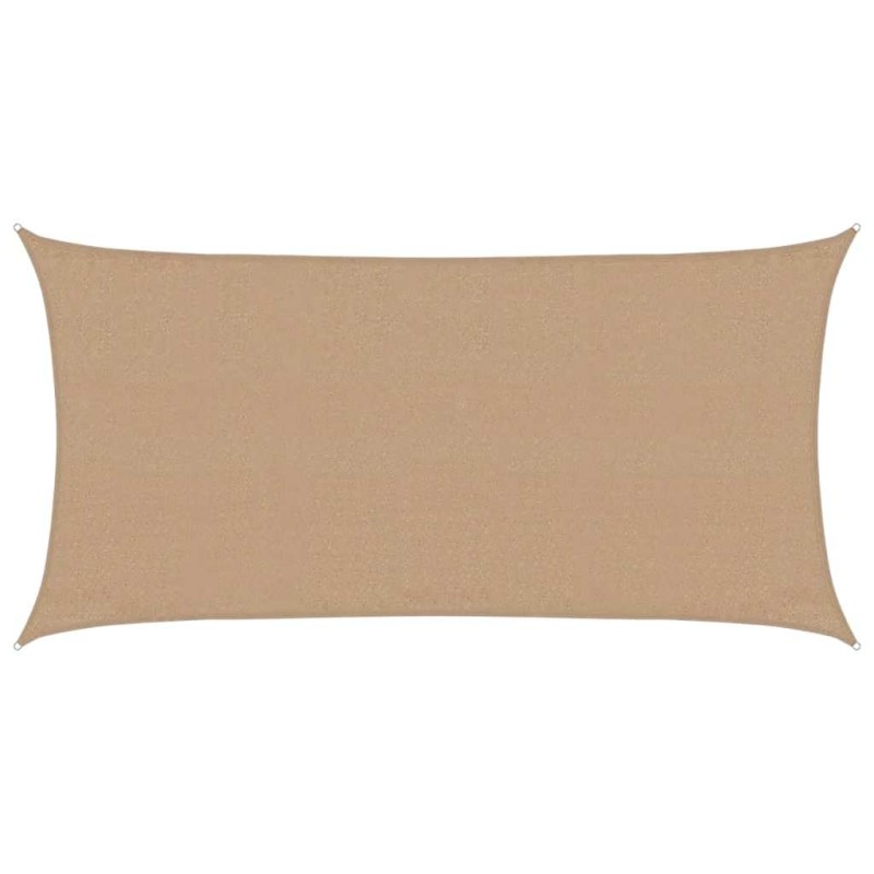 vidaXL Πανί Σκίασης Taupe 3 x 6 μ. από HDPE 160 γρ./μ²
