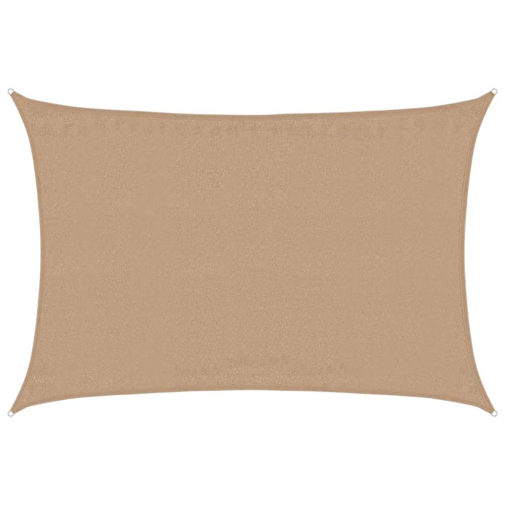 vidaXL Πανί Σκίασης Taupe 3,5 x 5 μ. από HDPE 160 γρ./μ²
