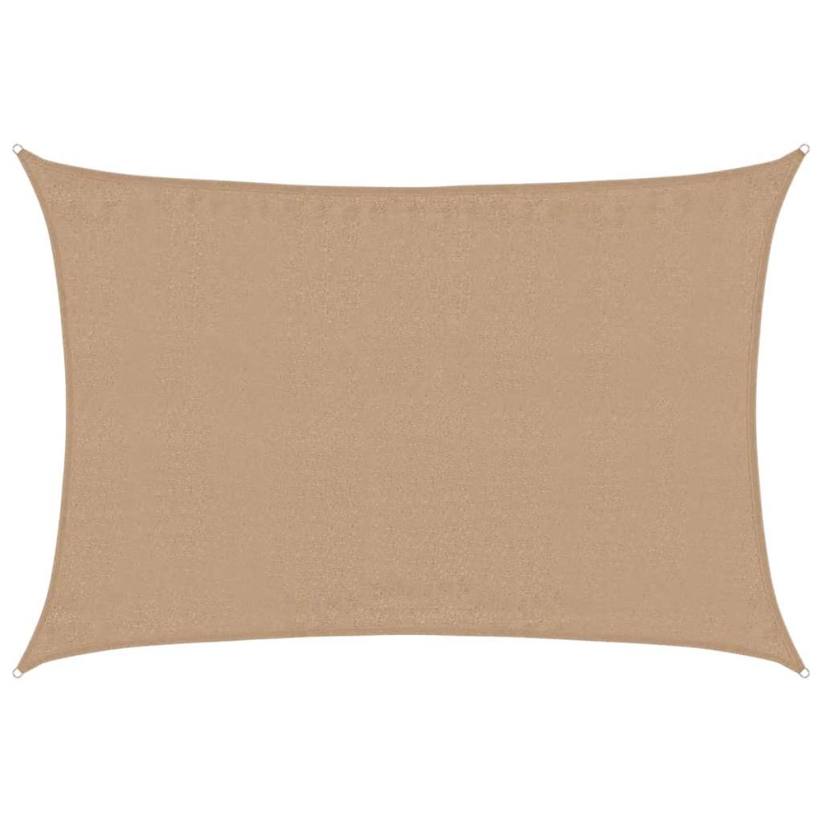 vidaXL Πανί Σκίασης Taupe 3,5 x 5 μ. από HDPE 160 γρ./μ²