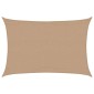 vidaXL Πανί Σκίασης Taupe 3,5 x 5 μ. από HDPE 160 γρ./μ²