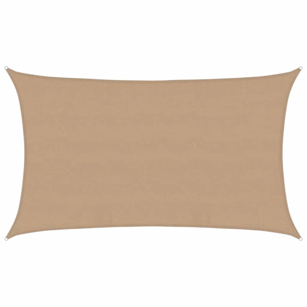 vidaXL Πανί Σκίασης Taupe 5 x 8 μ. από HDPE 160 γρ/μ²