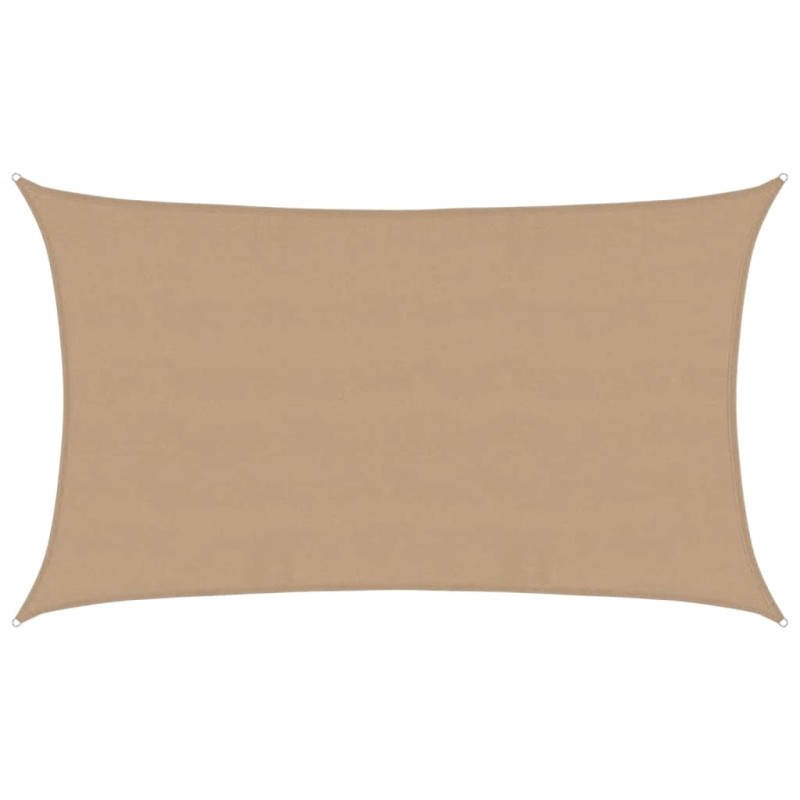 vidaXL Πανί Σκίασης Taupe 5 x 8 μ. από HDPE 160 γρ/μ²