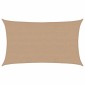 vidaXL Πανί Σκίασης Taupe 5 x 8 μ. από HDPE 160 γρ/μ²