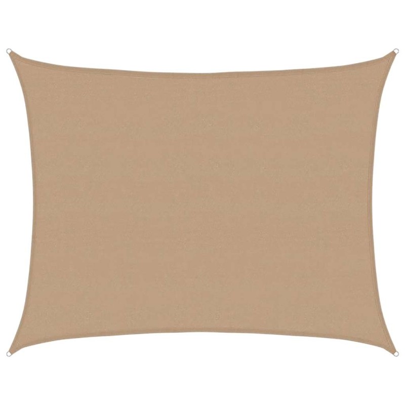 vidaXL Πανί Σκίασης Taupe 6 x 7 μ. από HDPE 160 γρ/μ²