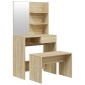 vidaXL Μπουντουάρ Σετ Sonoma δρυς 74,5 x 40 x 141 εκ.