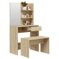 vidaXL Μπουντουάρ Σετ Sonoma δρυς 74,5 x 40 x 141 εκ.