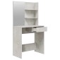 vidaXL Μπουντουάρ Σετ Γκρι Σκυροδέματος 74,5 x 40 x 141 εκ.