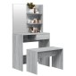 vidaXL Μπουντουάρ Σετ Γκρι Sonoma 74,5 x 40 x 141 εκ.