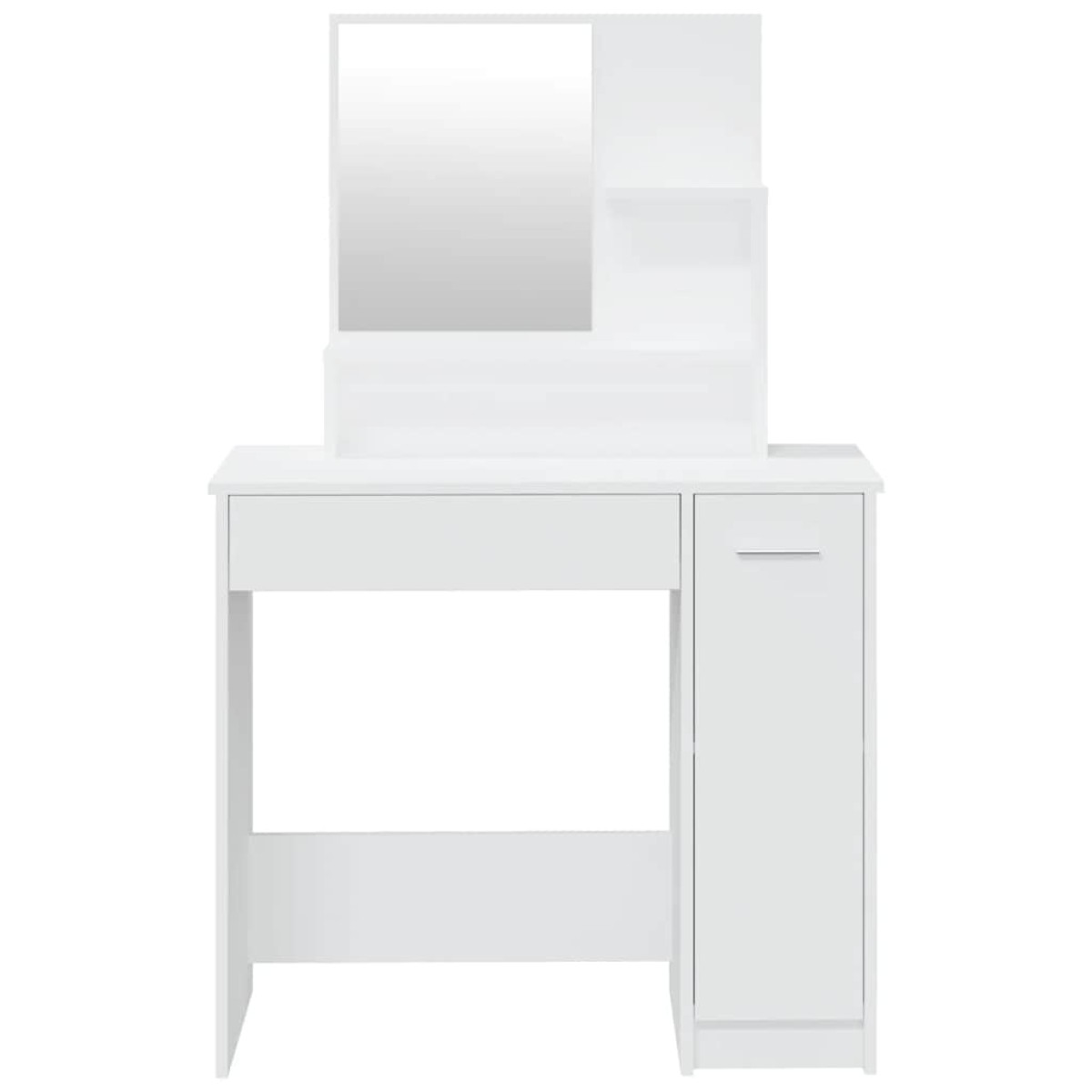 vidaXL Μπουντουάρ Σετ Σετ Λευκό 86,5 x 35 x 136 εκ.