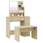 vidaXL Μπουντουάρ Σετ Sonoma Δρυς 86,5x35x136 εκ.