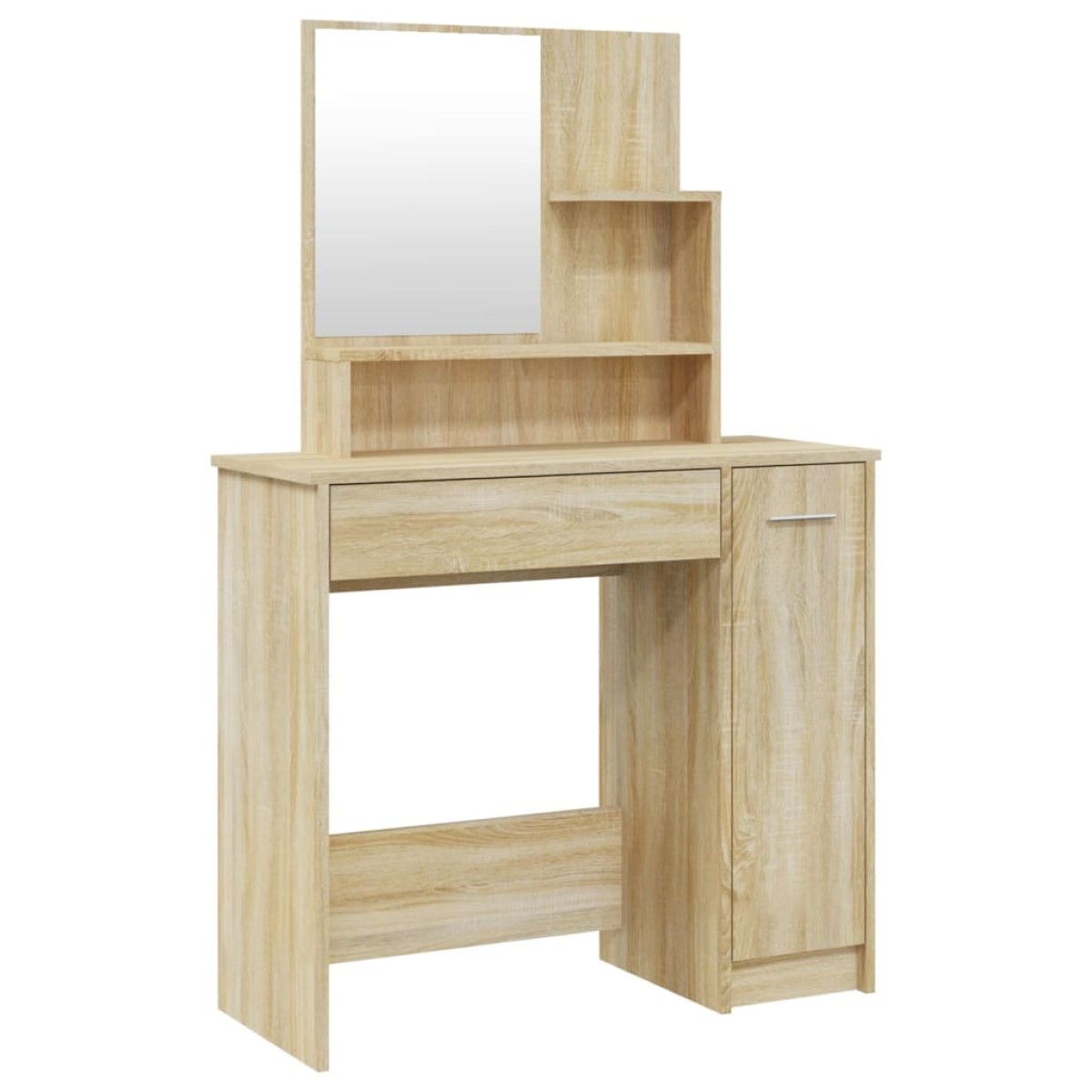 vidaXL Μπουντουάρ Σετ Sonoma Δρυς 86,5x35x136 εκ.
