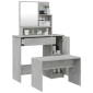 vidaXL Μπουντουάρ Σετ Γκρι Σκυροδέματος 86,5x35x136 εκ.