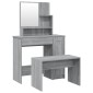 vidaXL Μπουντουάρ Σετ Γκρι Sonoma 86,5x35x136 εκ.