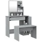 vidaXL Μπουντουάρ Σετ Γκρι Sonoma 86,5x35x136 εκ.