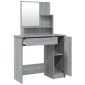 vidaXL Μπουντουάρ Σετ Γκρι Sonoma 86,5x35x136 εκ.