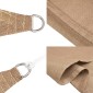 vidaXL Πανί Σκίασης Taupe 4 x 4 x 5,8 μ. από HDPE 160 γρ./μ²