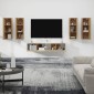 vidaXL Σετ Επίπλων Τηλεόρασης 6 Τεμαχίων Sonoma Δρυς Επεξ. Ξύλο