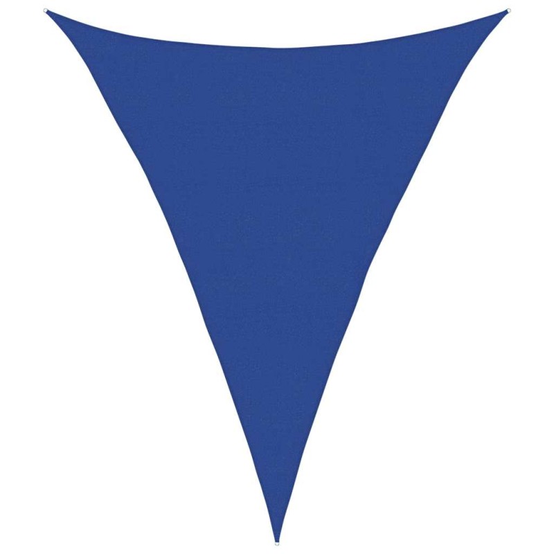 vidaXL Πανί Σκίασης 160 γρ./μ² Τριγωνικό Μπλε 5x6x6 μ. HDPE