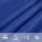 vidaXL Πανί Σκίασης 160 γρ./μ² Τριγωνικό Μπλε 5x6x6 μ. HDPE