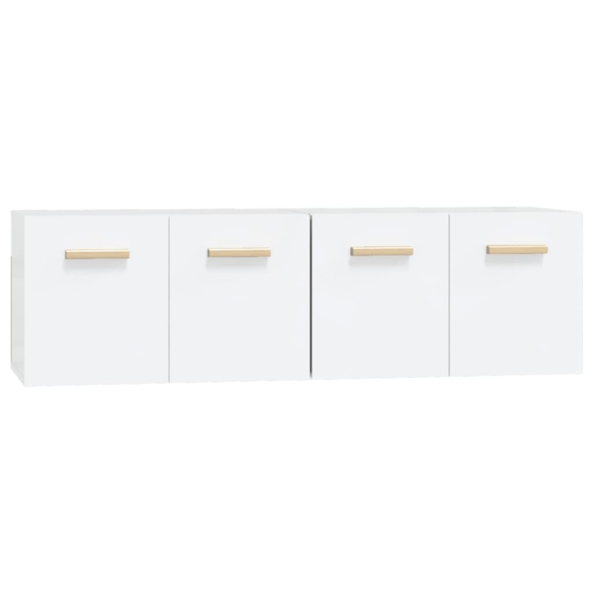 vidaXL Ντουλάπια Τοίχου 2 Τεμ. Λευκά 60 x 36,5 x 35 εκ. Επεξ. Ξύλο