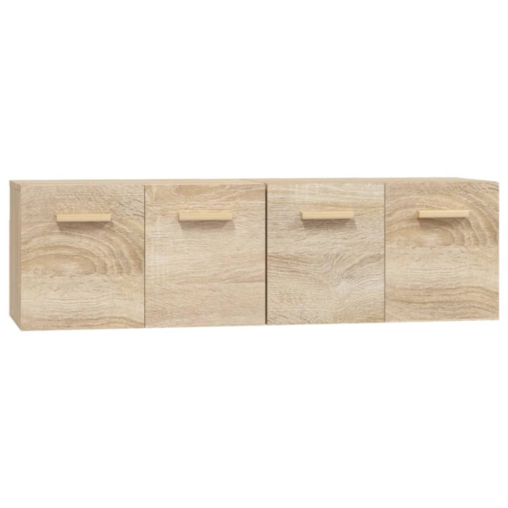 vidaXL Ντουλάπια Τοίχου 2 τεμ. Sonoma Δρυς 60x36,5x35 εκ. Επεξ. Ξύλο