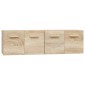 vidaXL Ντουλάπια Τοίχου 2 τεμ. Sonoma Δρυς 60x36,5x35 εκ. Επεξ. Ξύλο