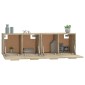 vidaXL Ντουλάπια Τοίχου 2 τεμ. Sonoma Δρυς 60x36,5x35 εκ. Επεξ. Ξύλο