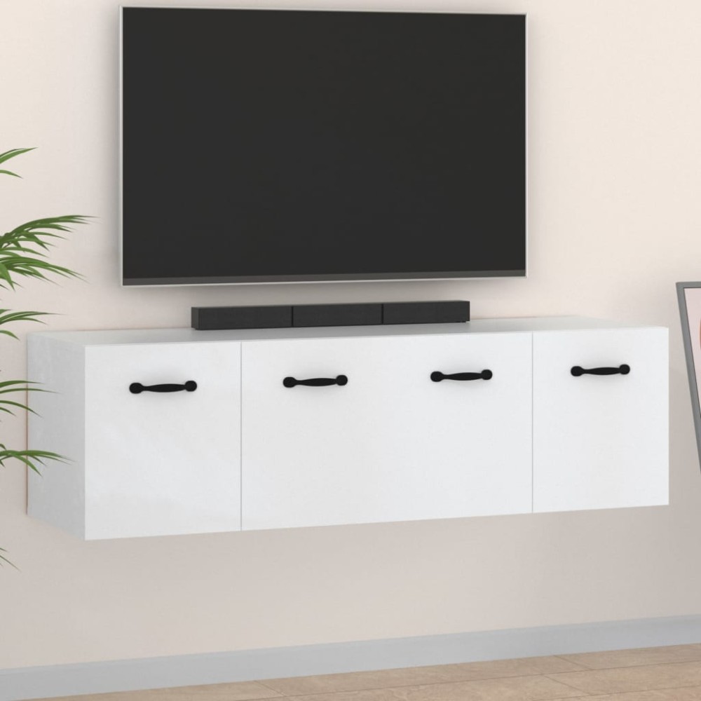 vidaXL Ντουλάπια Τοίχου 2 τεμ. Λευκά 80x35x36,5 εκ. Επεξ. Ξύλο