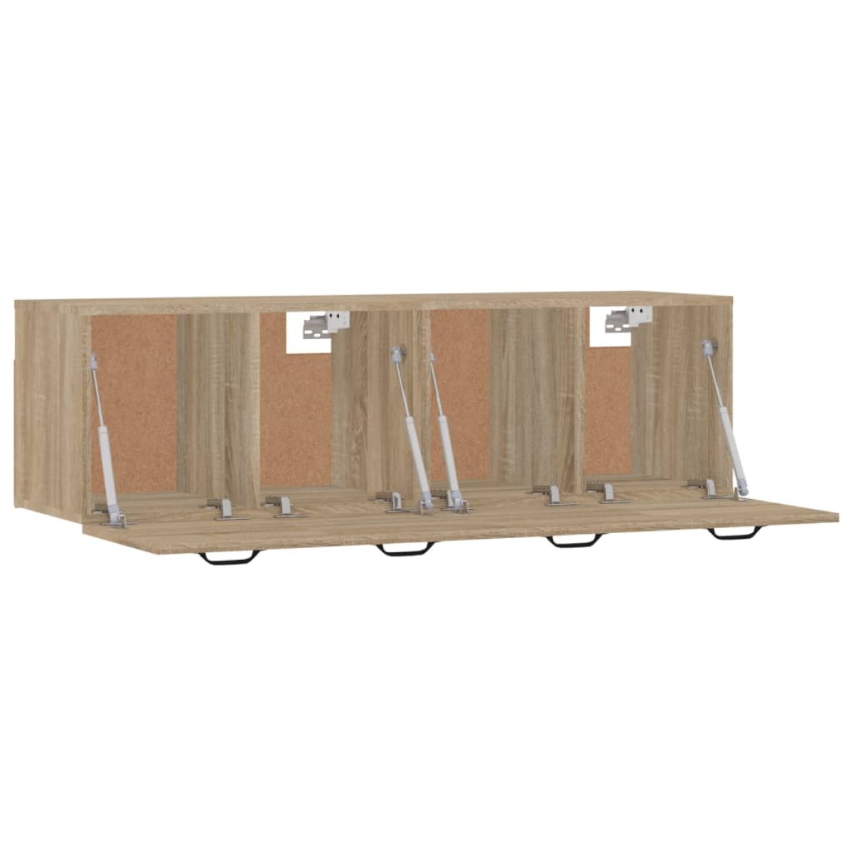 vidaXL Ντουλάπια Τοίχου 2 τεμ. Sonoma Δρυς 80x35x36,5 εκ. Επεξ. Ξύλο