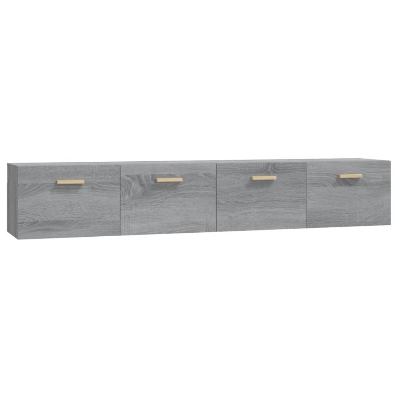 vidaXL Ντουλάπια Τοίχου 2 τεμ. Sonoma 100x36,5x35 εκ. Επεξ. Ξύλο
